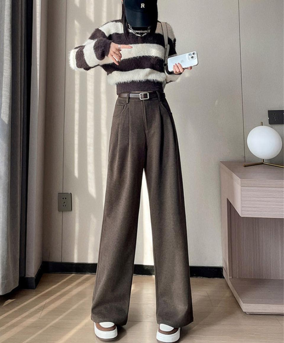 아리엘스타일*요즘 유행하는 하이웨이스트 와이드 슬랙스(66)