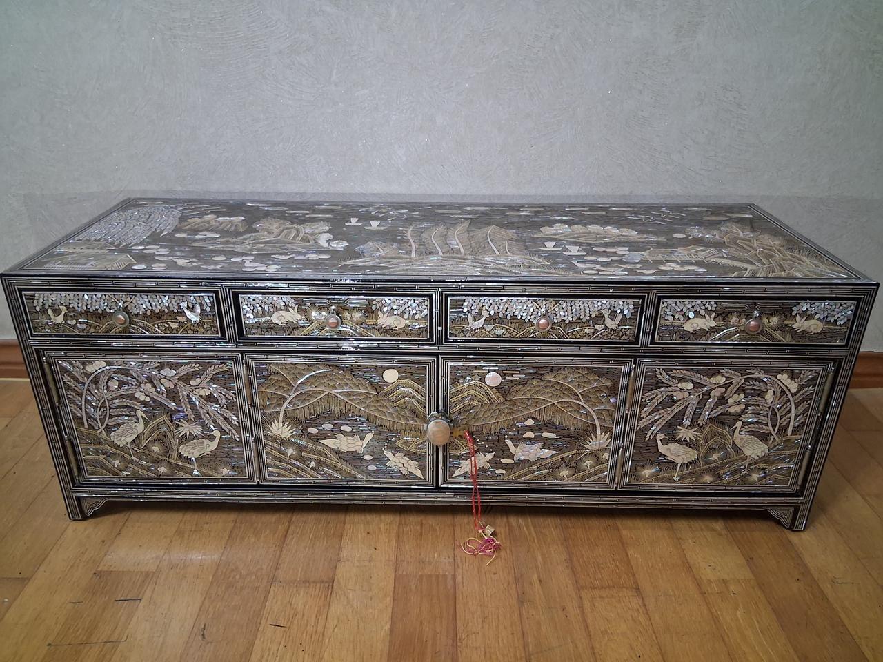 이조자개  이조자개장식장 자개장