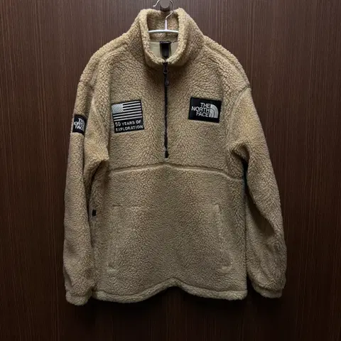 노스페이스 50주년 뽀글이 아노락 반집업 M