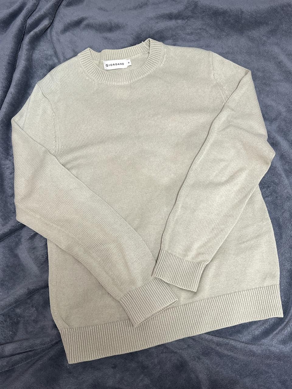지오다노 코튼 크루넥 스웨터 M사이즈