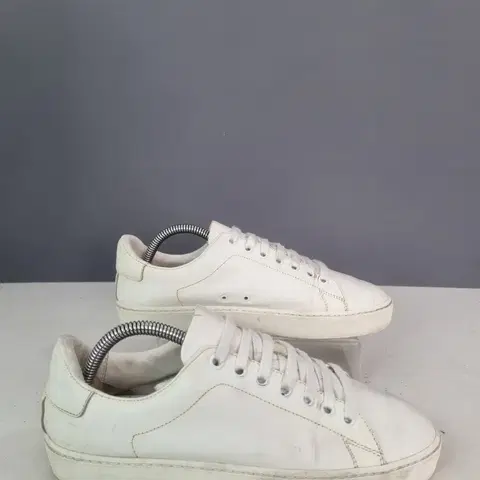 효자빈티지 38 발리 화이트 레더 스니커즈