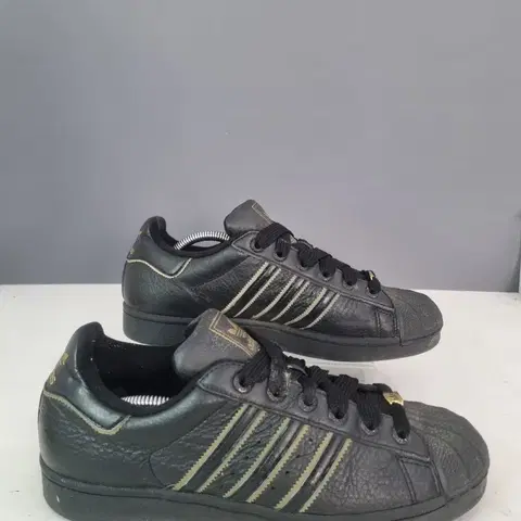 효자빈티지 270 아디다스 슈퍼스타 빈티지 레더골드