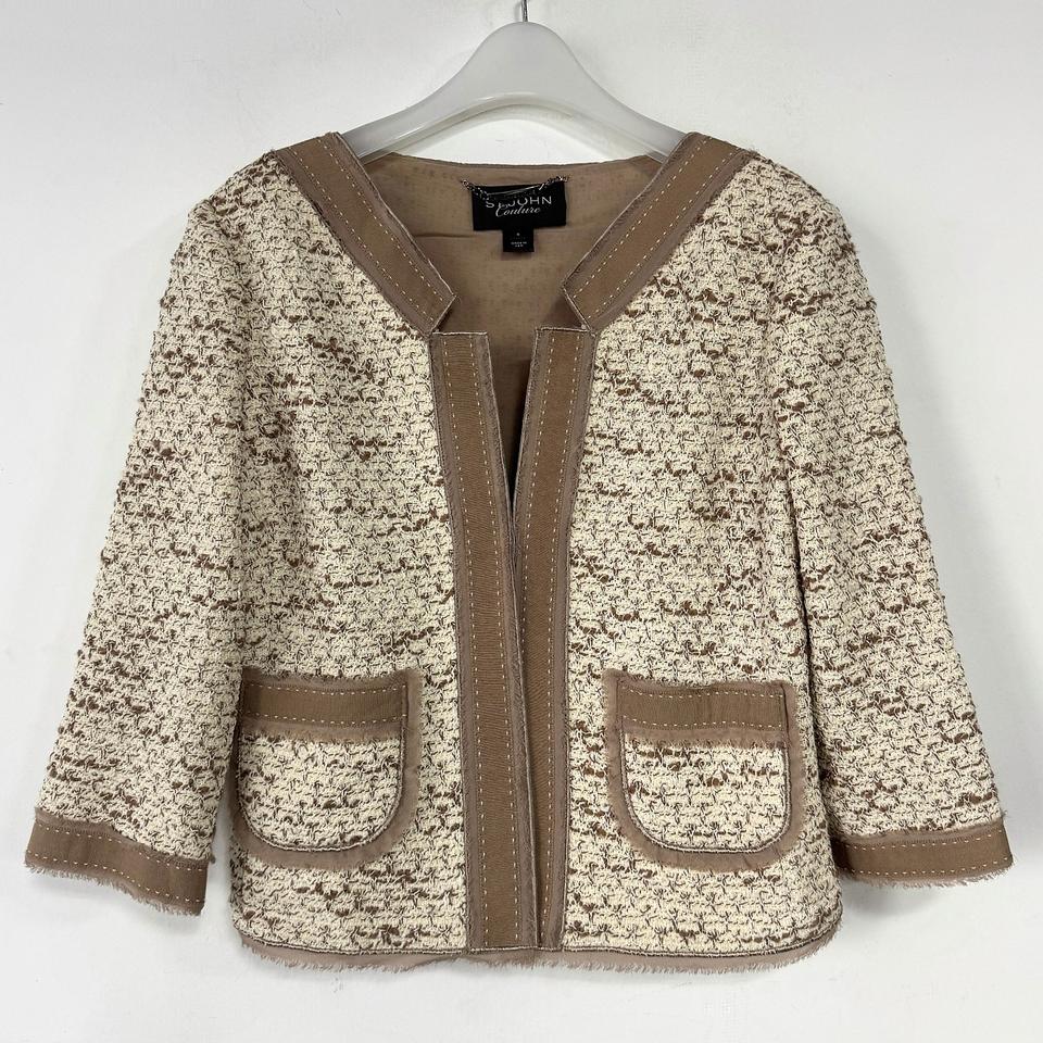 센존 꾸뛰르 칼라리스 트위드 자켓