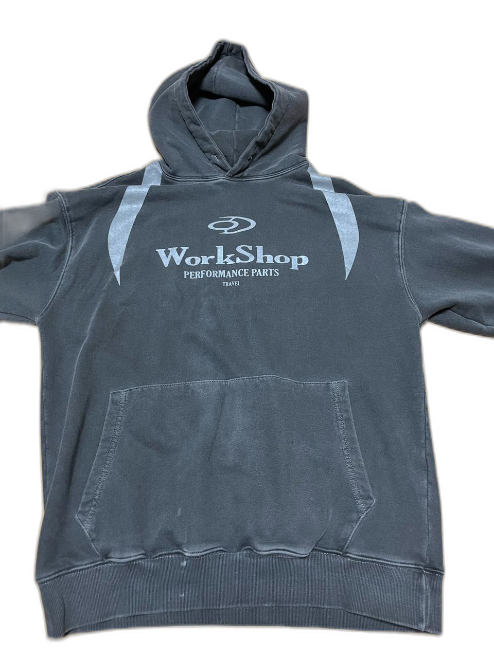 워크샵 후드티 그레이