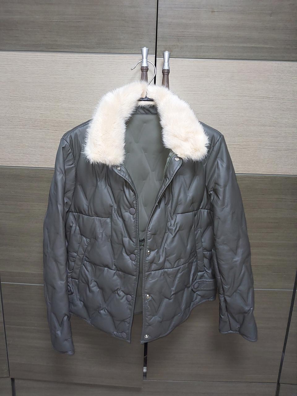 DeJaNu 55여자 밍크가죽오리코트