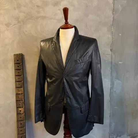 알렉산더맥퀸 램스킨 레더블레이저 남성100