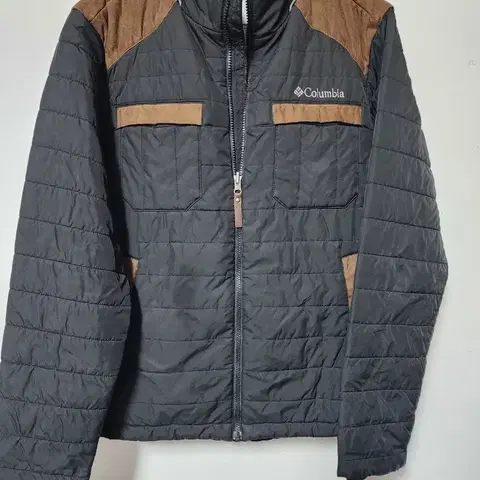 컬럼비아 블랙 퀼팅 자켓 L