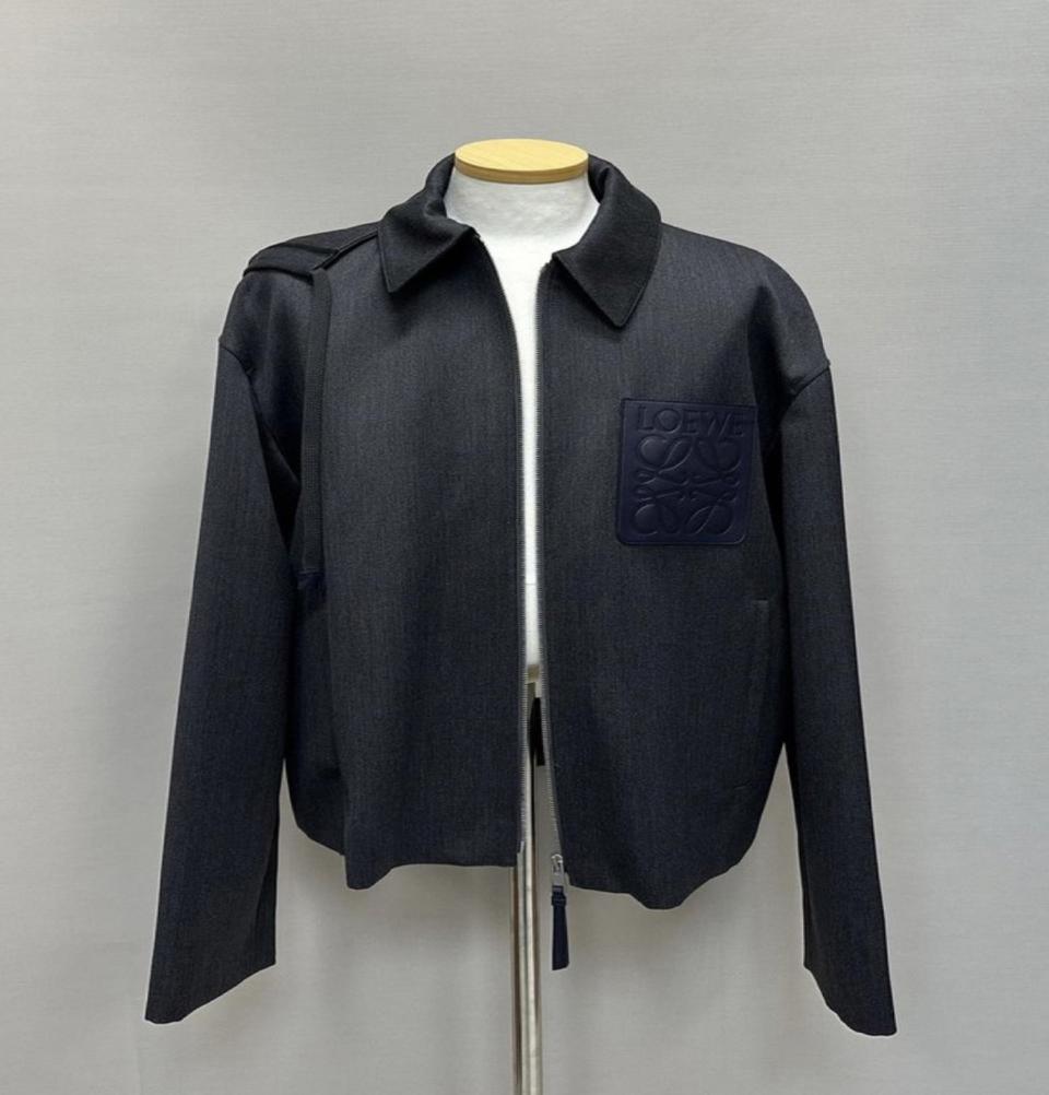 로에베 모노그램 후디 블루종 자켓(105)