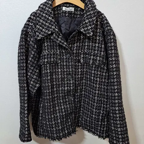 로미스토리 여성 오버핏 트위드 자켓 2사이즈