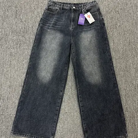 새상품 와이드 기모 청바지 33인치