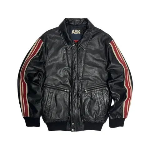 ASK 소가죽 레더자켓