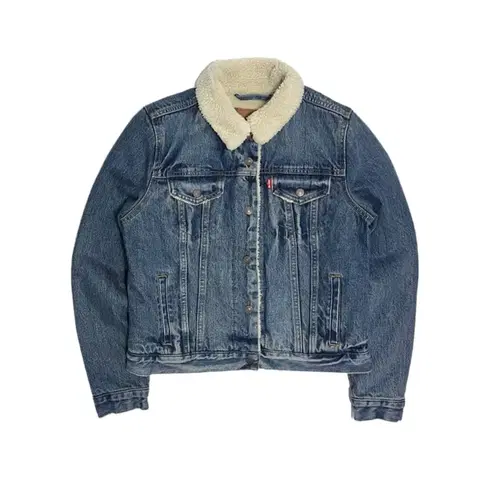 리바이스 오리지널 쉐르파 트러커 데님 청자켓