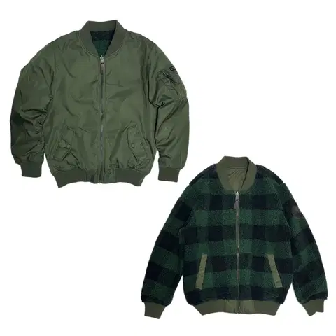 Jeep 지프 리버서블 뽀글이 ma1 항공점퍼