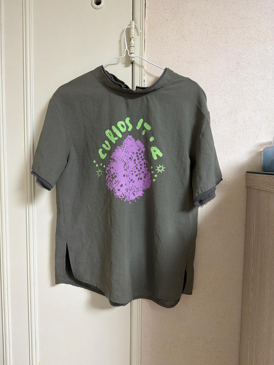 린넨 블라우스m