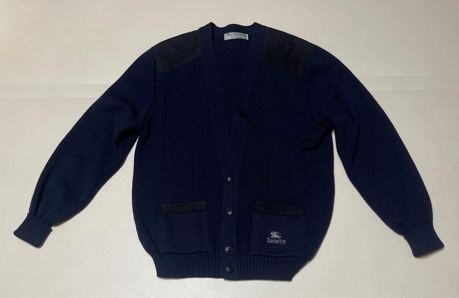 버버리 90‘s 코만도 울 가디건