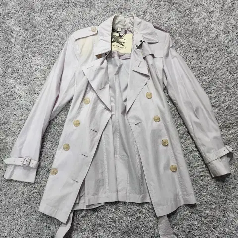 버버리 실크 트렌치 코트 여성55