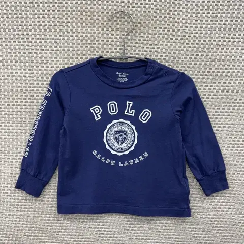 폴로 랄프로렌 키즈 빅로고 슬리브 긴팔티 9M B00204