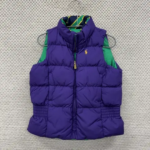폴로 랄프로렌 키즈 리버시블 패딩 조끼 베스트 3T B00185