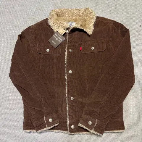 MEDECO(메데코) 코듀로이 털자켓 브라운