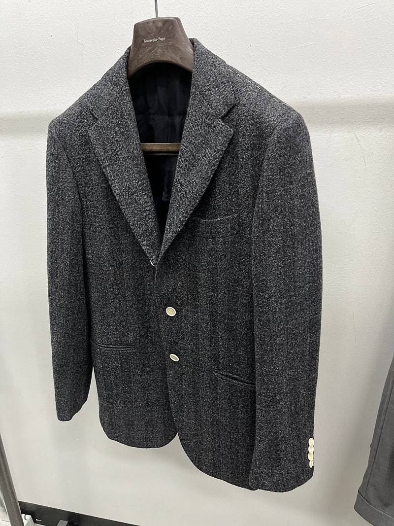 95-100) 사토리오 나폴리 헤링본 울자켓