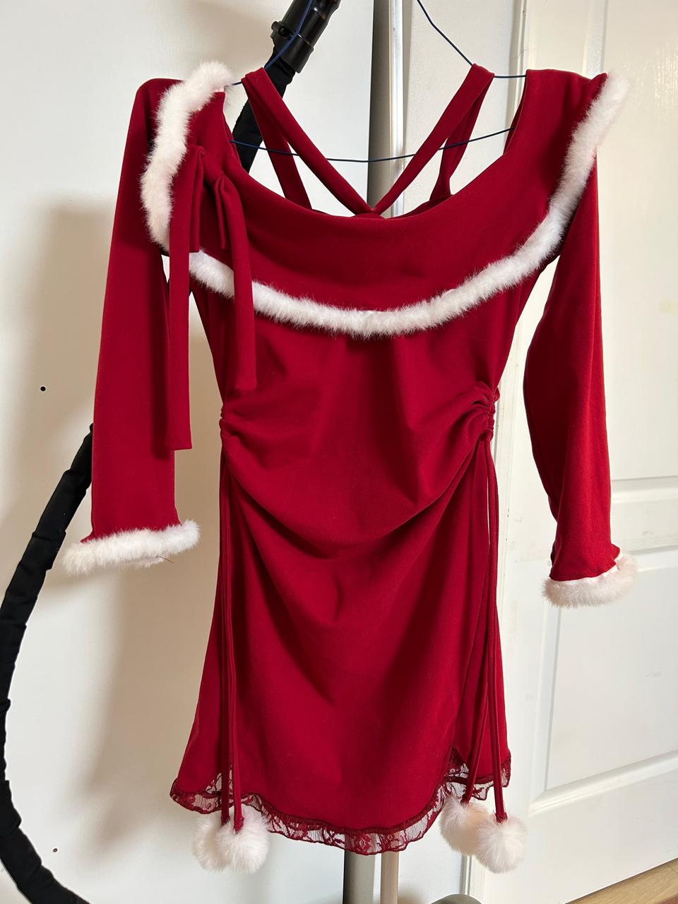 크리스마스 산타 원피스 파티룩