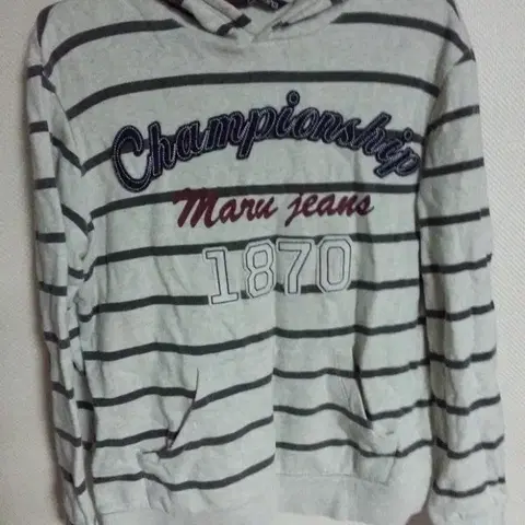 13호 마루아이 기모 후드티 가슴둘레 75cm