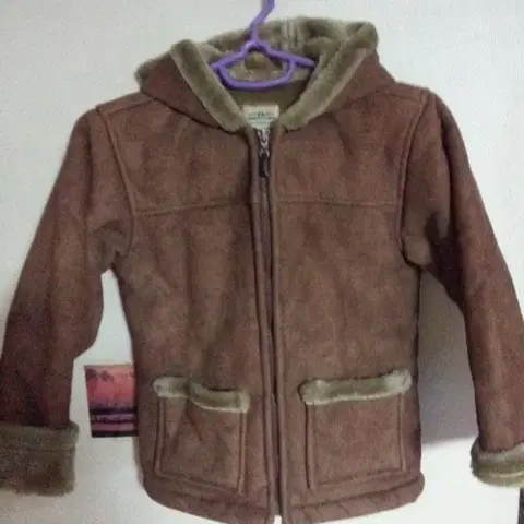 뉴욕 브랜드 KID BOX 유아동 후드 무스탕 130호