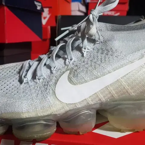 나이키 에어 베이퍼맥스 플라이니트 1퓨어 플레티넘