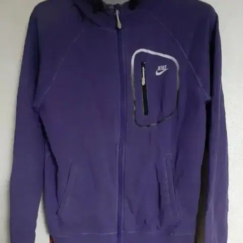 나이키 테크팩 풀업 다운집업 후드 퍼플 M 95