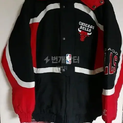 빈티지 90s 시카고 불스 패딩 애슬레틱 L95-100