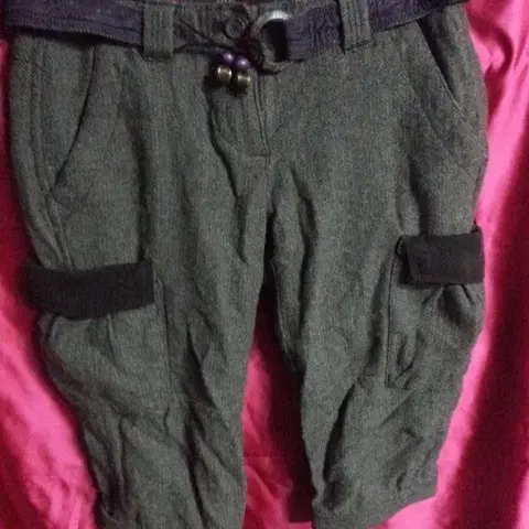 [BLUEMARU] 마루 7부 모직 카고 팬츠 26인치