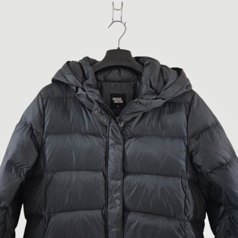 [90]디자인 유나이티드 여자 오리털 롱 경량패딩