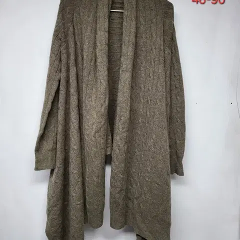 폴로 S 케이블 니트 가디건,실측 47-90