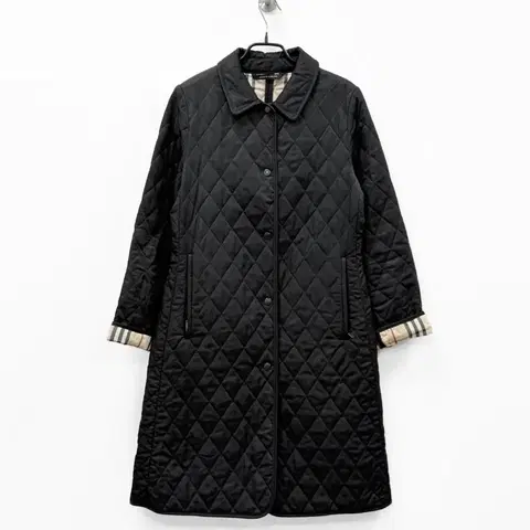 버버리 런던 다이아 퀼팅 롱 자켓