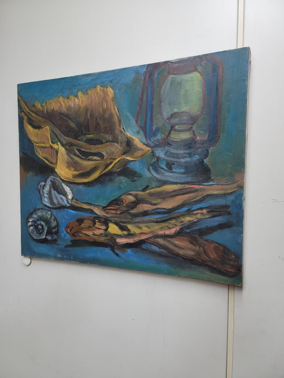 15호 명태호롱 유화그림