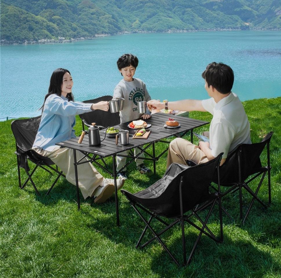 엔즈 스틸 접이식 캠핑 테이블