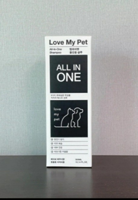 강이지 고양이 자연유래 올인원 샴푸(새상품,무료배송)