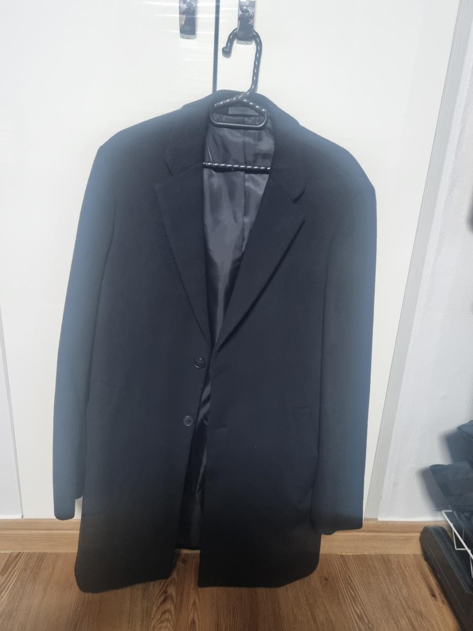 남자 앤드지 블랙 코트 팝니다