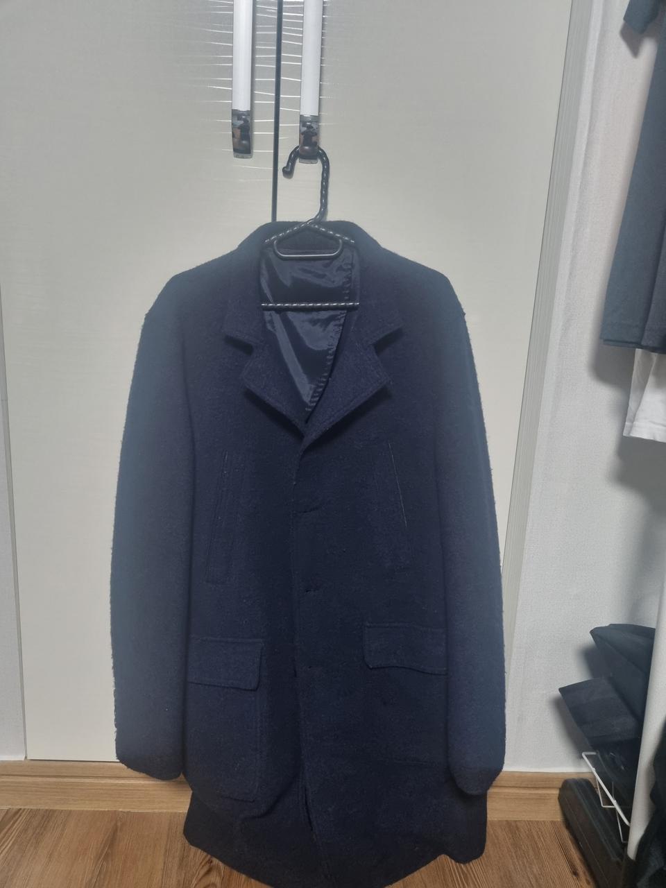 남자 지오지아 네이비 코트 팝니다