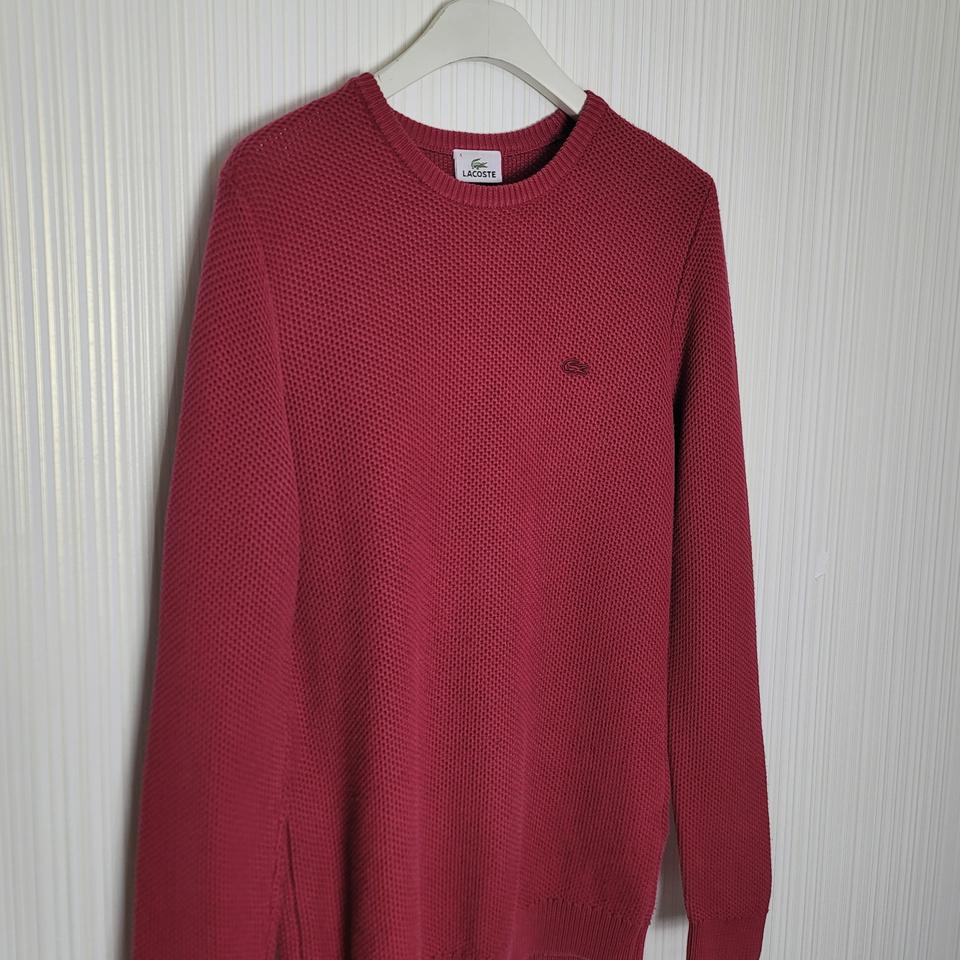 100_라코스테 니트 라운드 애쉬레드