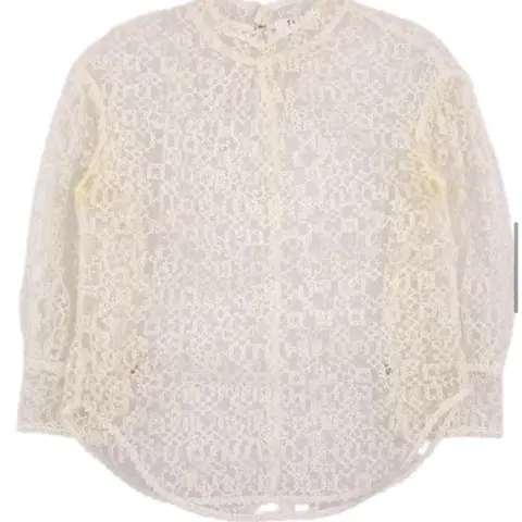 Twee 레이스 블라우스 아이보리 타임