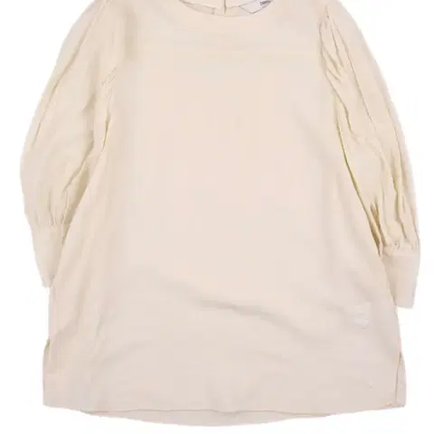 DKNY 아이보리 퍼프 블라우스