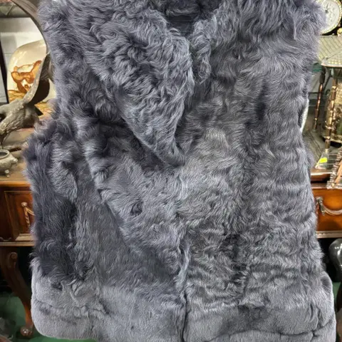 램+렉스 천연 모피 베스트 조끼