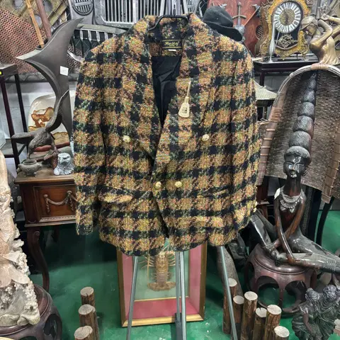 Fair Lady ORIGINAL 빈티지 트위드 모 83% 재킷