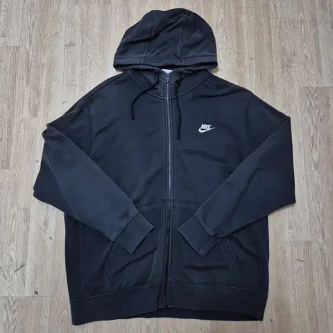 나이키 스몰로고 후드집업