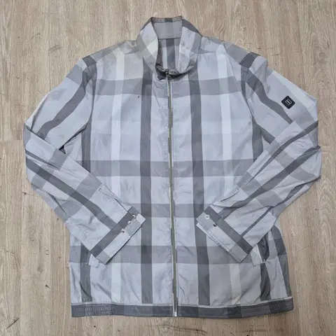 닥스 골프 남성 경량 체크 바람막이 자켓