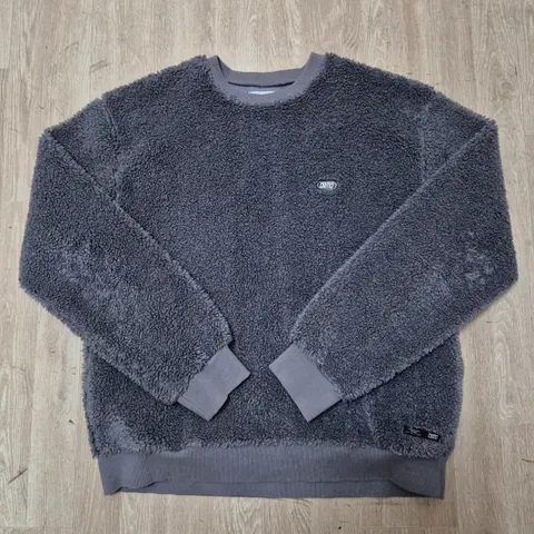 크리틱 남여공용 와펜 웜업 뽀글이 맨투맨 티셔츠