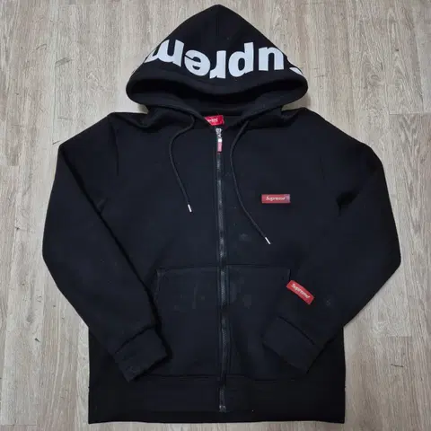 슈프림 박스 와펜로고 후드집업