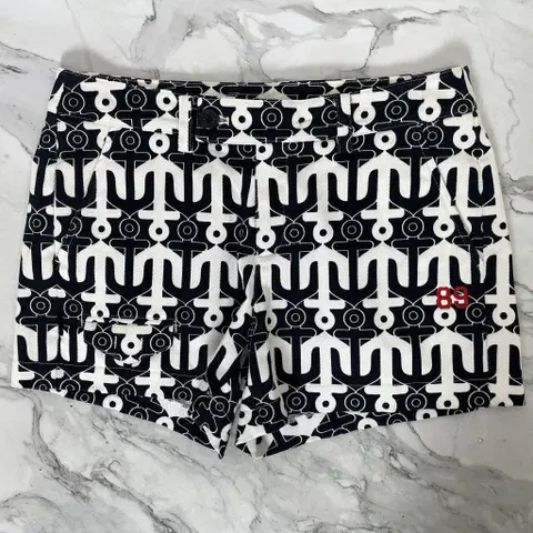 파리게이츠 여성 골프 반바지 0사이즈 네이비 패턴