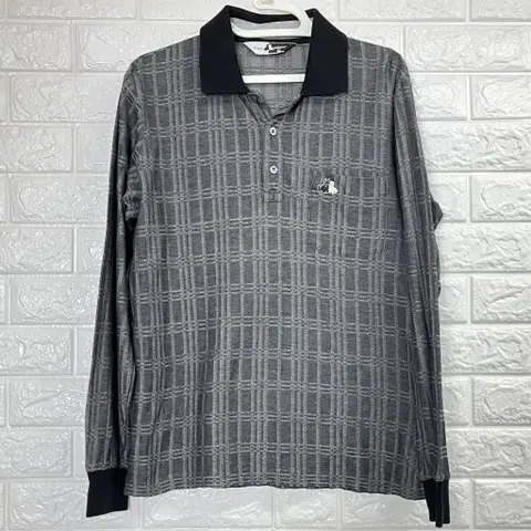 블랙앤화이트 골프 긴팔 M